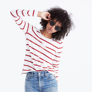 Madewell Stripe Long Sleeve